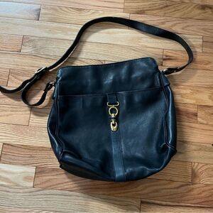 Carla Marchi Blue Leather Bag made in Italy.